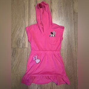 Toddler Minnie Mouse Swim Cover-Up – Pink 2T